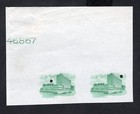 Honduras 1956 pair of stamps Mi#530 PROOF RR MNH