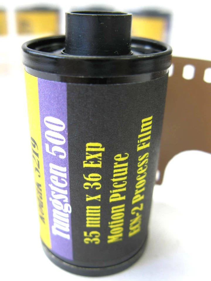5 Rolls Kodak 5219 MotiPix 35 mm Motion Picture ECN-2 Process Film 500T 36 Exp - Image 3 of 3