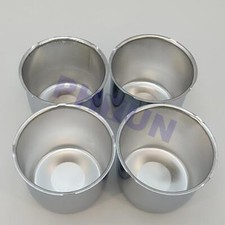 4 X Chrome Steel Short Center Caps For 4.25 Inch Center Bore Wheel Rims Us Stock 4 X Chrome Steel Short Center Caps For 4.25 Inch Center Bore Wheel Rims Us Stock
