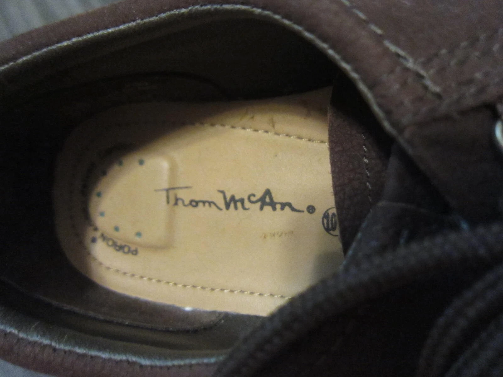 THOM BROWNE Scarpe casual Thom McAn donna 10W Oxford eleganti pizzo 21201 pelle scamosciata marrone