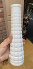 Vintage 9" Milk Glass E.O. Brody Co. Bud Vase #147 Waffle Pattern