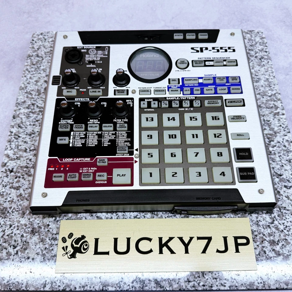 Roland SP-555 Creative Sampler guter Zustand funktioniert getestet aus Japan - Bild 2 von 4
