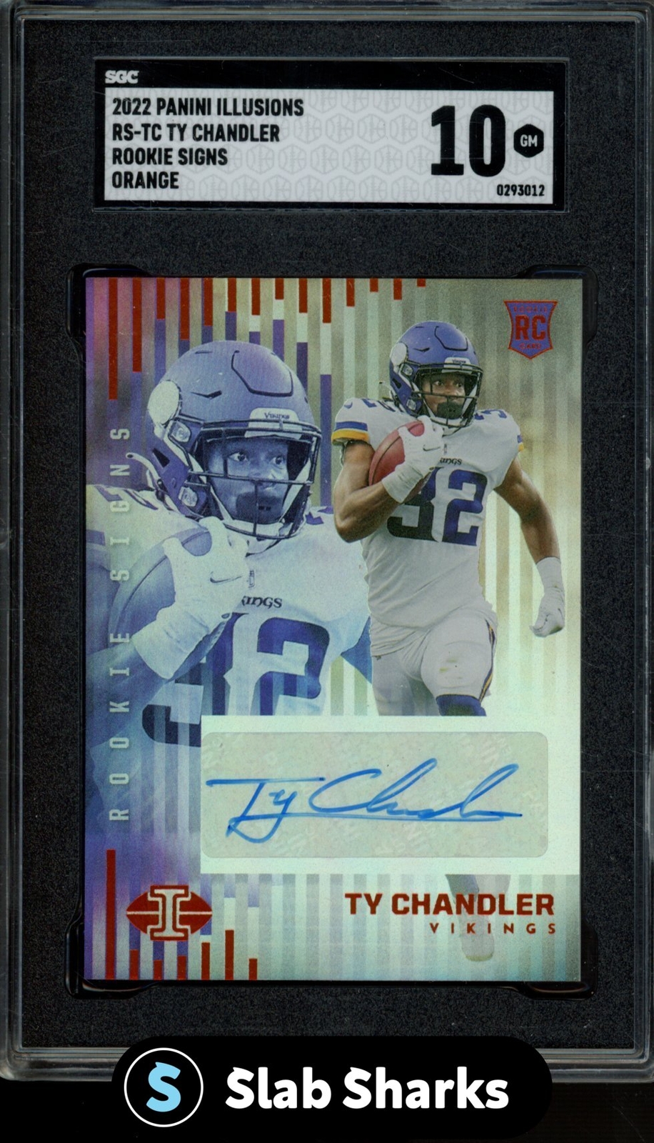 Ty Chandler Panini Illusions Rookie Signs #RSTC Green