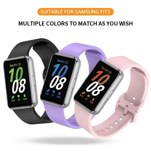 Silicone Strap for Samsung Galaxy Fit3 Watch Sport Band Fit 3 Bracelet - Zdjęcie 3 z 42