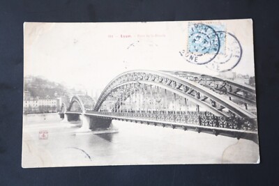 Old postcard: Lyon - 161. Pont De La Boucle