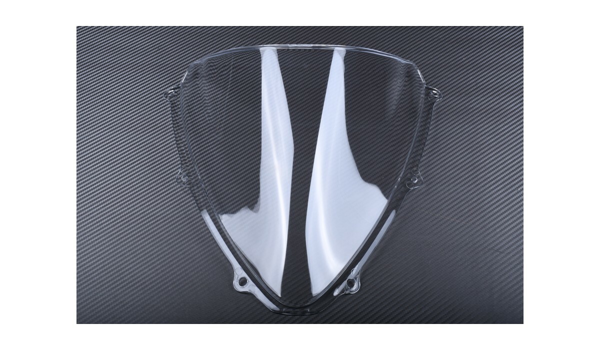 Bulle transparente Suzuki GSXR 750 contre les turbulences du vent