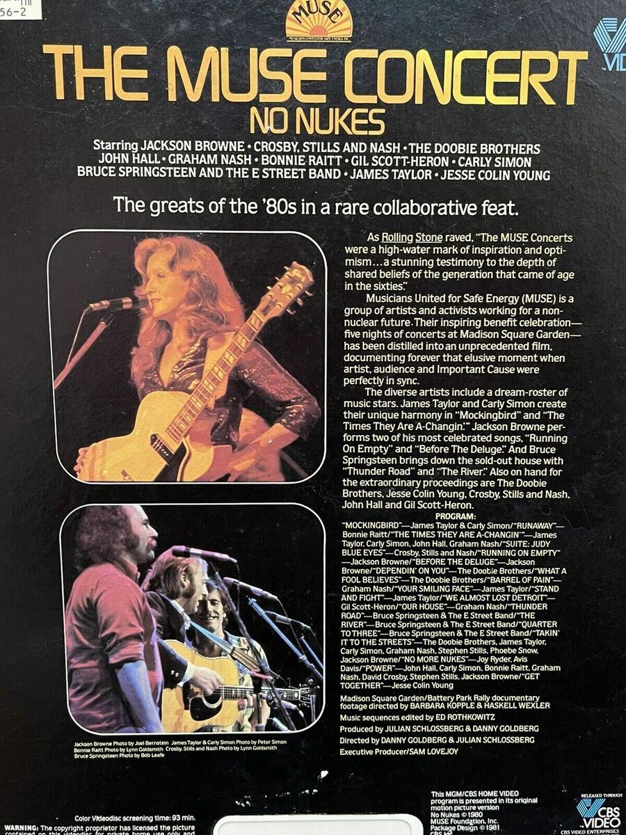2CD！No Nukes - The Muse Concerts No Nukes - From The Muse Concerts For A Non-Nuclear Future