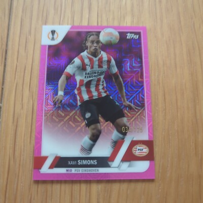 2022-23 Topps Japan UEFA Pink MOJO /125 XAVI SIMONS PSV