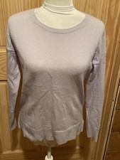 Aqua Cashmere Light Blue Pullover Sweater Size XSmall