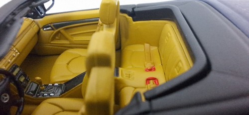 Mercedes-Benz SL 500 R129 Cabrio 1998 Blue 1:43 Minichamps B66046420 RARE! (3) - Picture 7 of 16