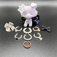 Littlest Pet Shop Accessories/Clothes - Navy Silver Star Skirt Pet NOT Included