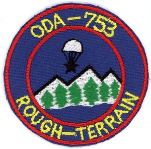 US ARMY PATCH: ODA 753 Special Forces Green Beret SF Theater Made 7th SFG