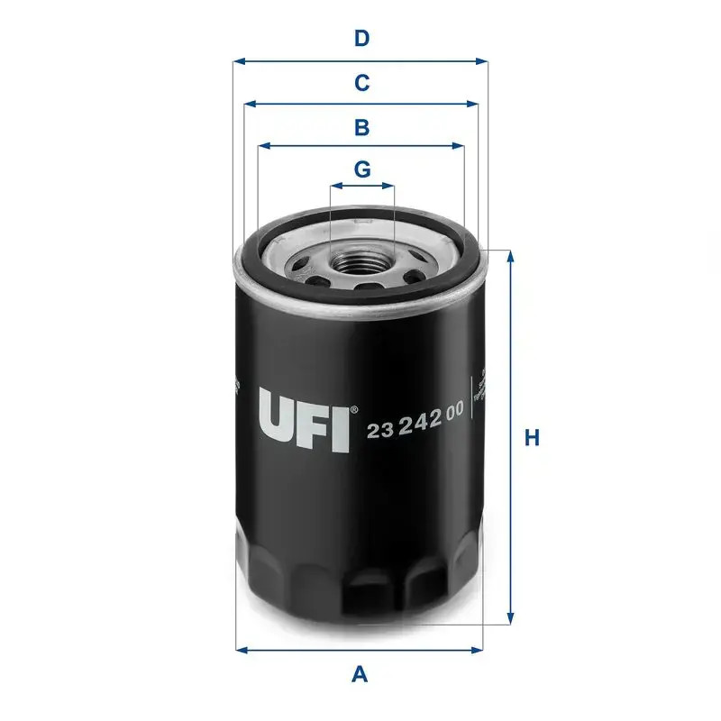 Ufi Filters Ufi 23.242.00 Oil Filter - Image 4