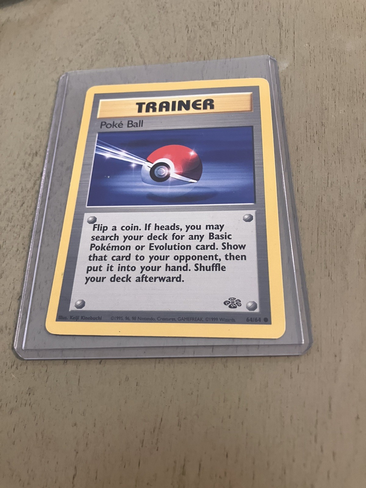 Pokemon Card Trainer Poke Ball 64/64