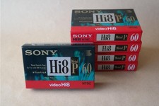 Sony Hi8 60 min Video Tape Metal Particle P6-60HMP