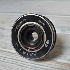 INDUSTAR-69 M39 28mm f/2.8 Wide Angle Pancake (lens for Chaika).