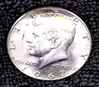 1967 P - 40% Silver - Kennedy Half Dollar