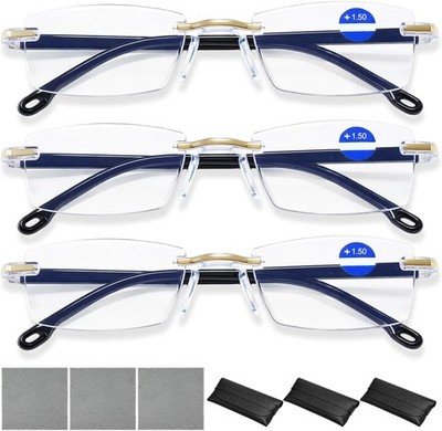 3 Stück Brille Die Sich Automatisch Der Sehstärke anpasst,Smart Glasses