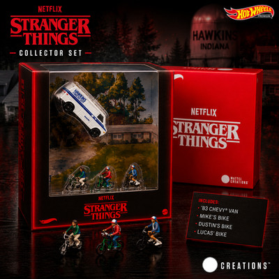 Hot Wheels Stranger Things 10th Anniversary  83 Chevy Van  Creations Exklusiv