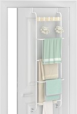 Over the Door Towel Rack for Bathroom 5 Tier Over The Door Towel Bar