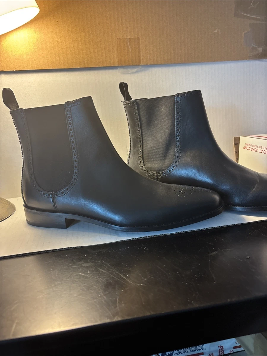 Cole Haan Chelsea Boots Mens Size 11.5 M Warren Black Leather