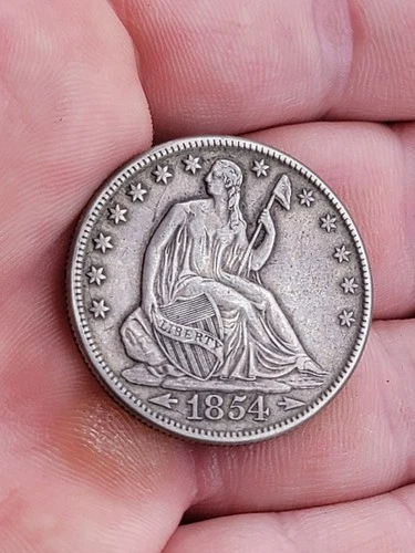 1854 Seated Liberty Half Dollar