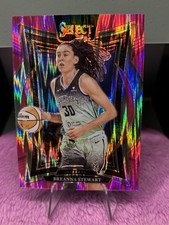 2025 WNBA Select Basketball PINK Flash Prizm Concourse Level Breanna Stewart SP
