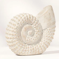 Coastal Seashell Decorative Figurine – Handcrafted Polyresin Nautical Decor S...