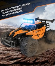 High-Speed Drift Offroad RC Auto – Metallgeländewagen mit LED & Hochleistungsakk