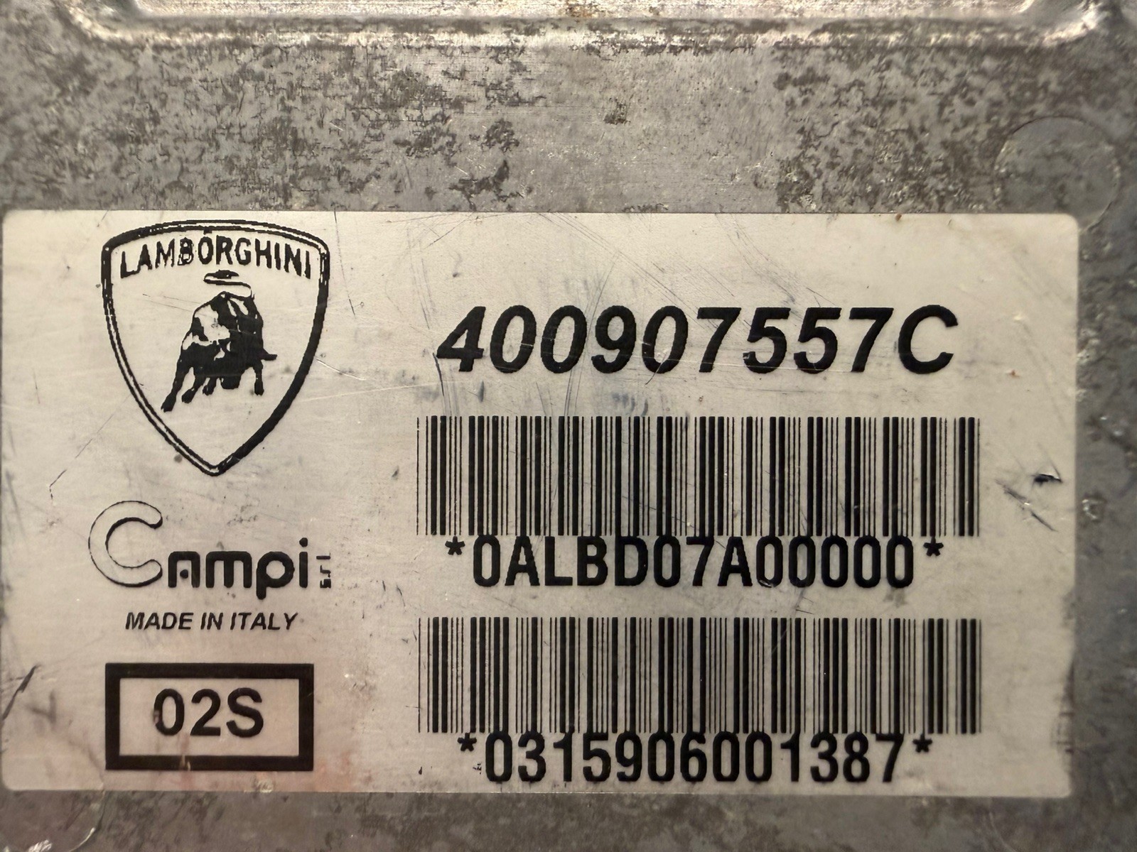 Lamborghini Gallardo 2004 Left Electronic control unit P/N 400907557C