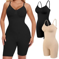 Bodysuit Shapewear Women Tummy Control Full Body Shaper Anti Chafing Slimming