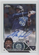 2023 Topps Chrome Rookie Auto Marcus Wilson #RA-MWI Auto z7d