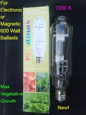 600W Konwersja metalohalogenków Lampa do uprawy HPS 2 MH Żarówka Wegetatywna 7200K 600 