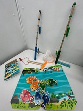Melissa  Doug Catch  Count Wooden Fishing Game sold as is