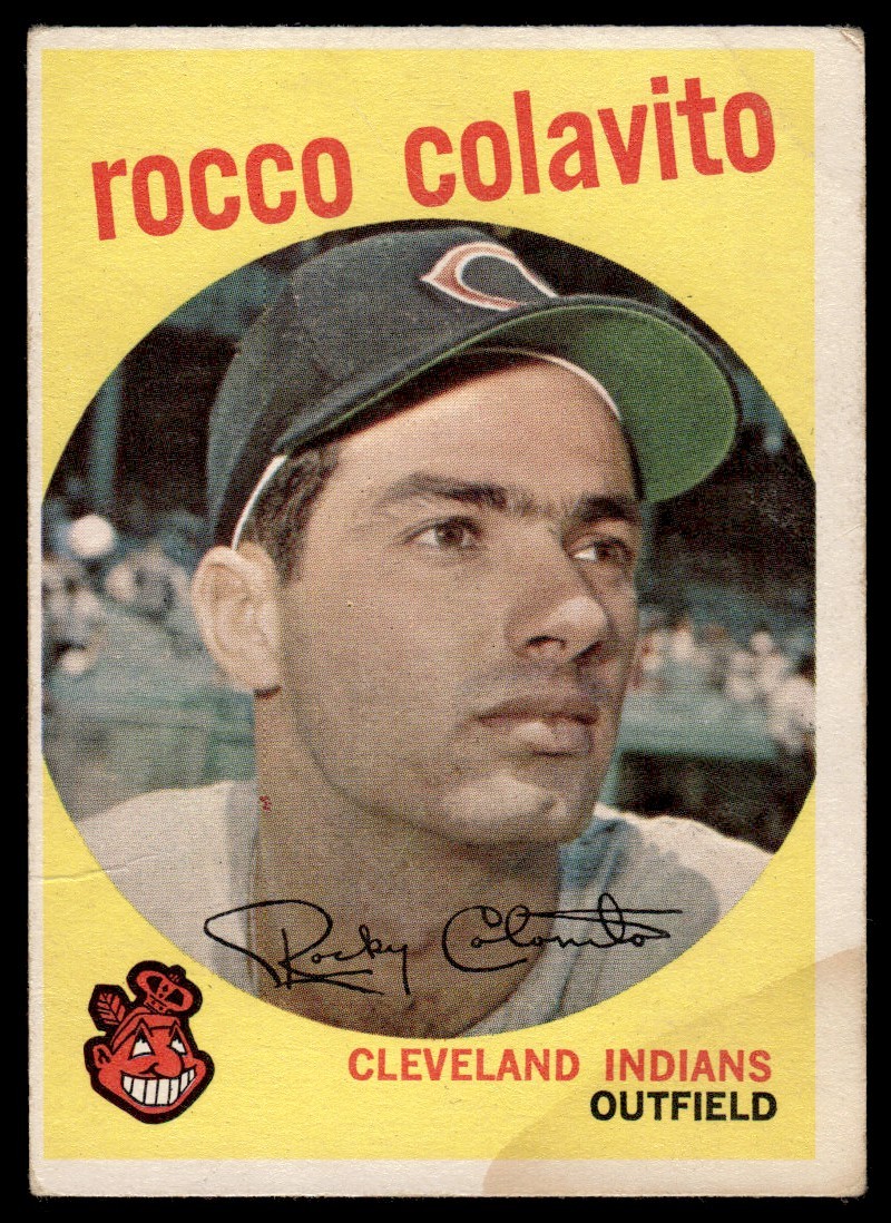 1959 Topps Rocco Colavito Cleveland Indians #420