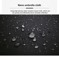 Automatic Umbrella For Men Women Dual Use Foldable Rain Sun UV Protection 97cm