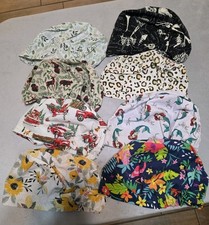Lot Of 17 Scrub Caps Assorted Designs And Brands, Medical, Uniform, Colorful