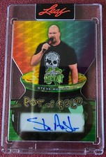 2026 Leaf Metal St. Patrick's Day Pot of Gold Steve Austin 1/1 auto PG-SA1