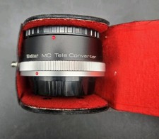 Vivitar MC 2X Tele Converter FL-FD Canon FD Mount w/ Case Caps Japan