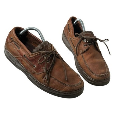 Sebago Docksides Boat ShoesMens 10.5 Brown Leather Casual Comfort Preppy Loafers