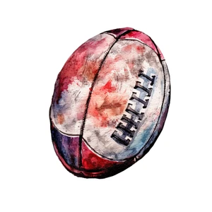 Rugby Sport Self Adhesive Vinyl Sticker