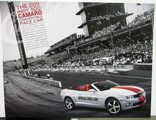 2011 Chevrolet Camaro Convertible Indianapolis 500 Pace Car Info Card