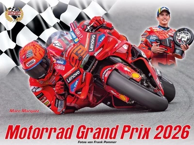 MOTORSPORT-BILD-VERLAG Motorrad Grand Prix Kalender 2026 Marquez Bagnaia Quartararo Acosta Rossi Miller
