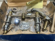 T&S Brass B-2991 8" Concealed Deck Mount Mixing Faucet w/ Spout & Aerator