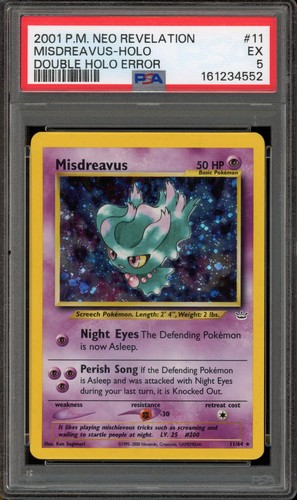Misdreavus (Unlimited) graded PSA 5 for sale on eBay