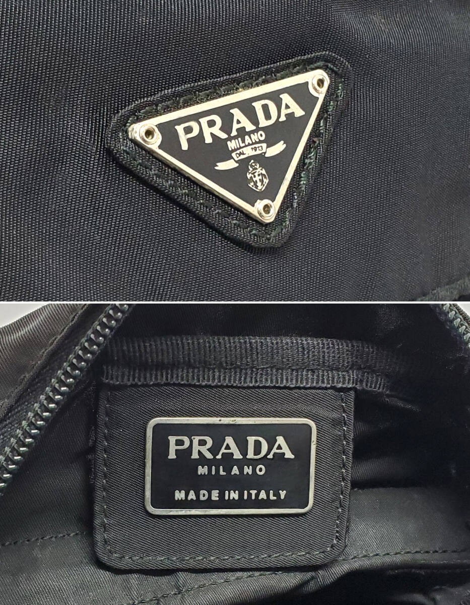 PRADA Mini Backpack Nylon Black from japan thumbnail 10