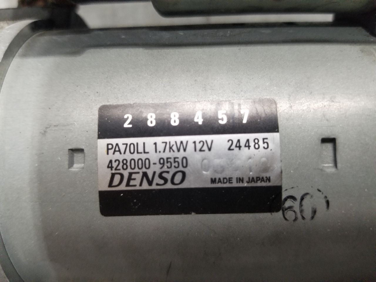 20 2020 MASERATI LEVANTE SQ4 GRANSPORT 3.0L STARTER MOTOR 4280009550