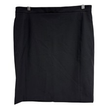 Ann Taylor Black Suiting Collection Pencil Skirt Size 14 NWT Professional Work