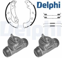 Delphi KP1116 Bremsbackensatz 4 Bremsbacken Trommelbremse FüR Fiat