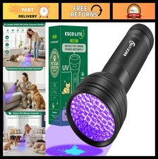 UV Black Light Pet Urine Detector - 395nm Flashlight for Cat  Dog Stains on Car